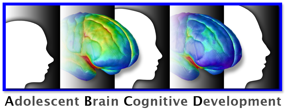 ABCD Logo with brain images
