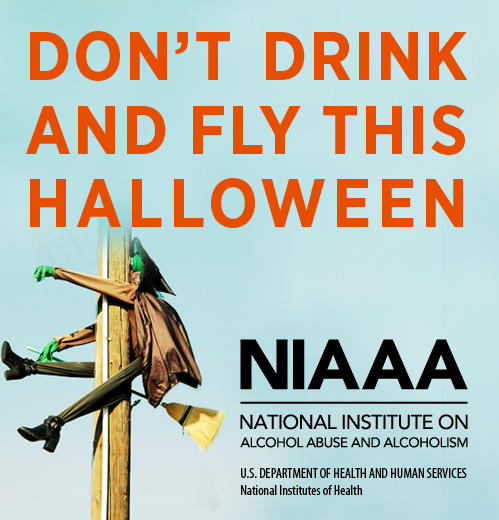 Don't drink and fly this Halloween