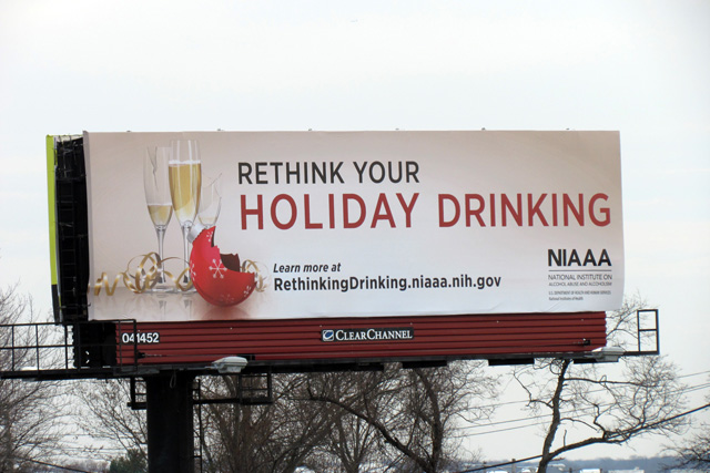 Billboard for Rethink Your Holiday Drinking