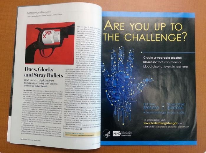Image of a full-page of "Are You Up to The Challenge?
