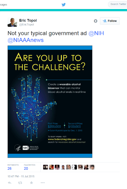 Image of "Are you up to the challenge?" in NIH\NIAAA News
