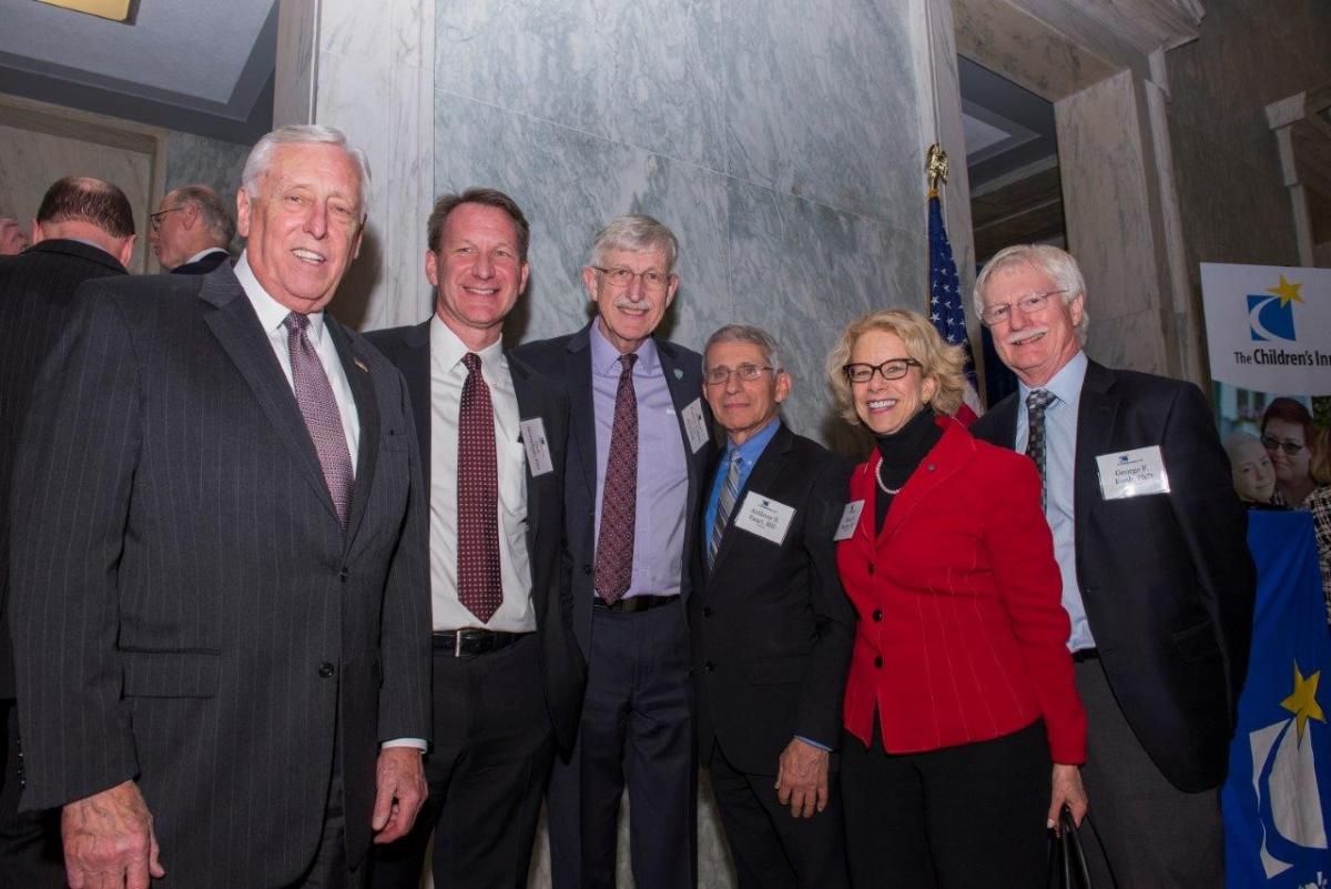 Dr. Koob and Dr. Francis Collins at Children’s Inn’s Congressional Reception in Washington, D.C