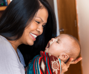 Image of woman with an infant.